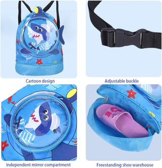 Dino and Unicorn Themed Swimming Backpack - Perfect for The Pool or Beach