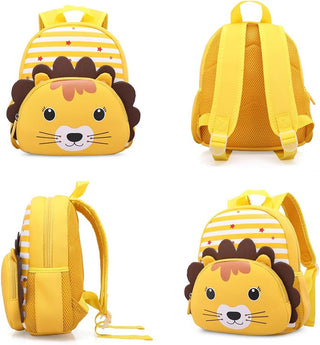 Cute Baby Lion Soft Plush Backpack  with Front Pocket for Kids