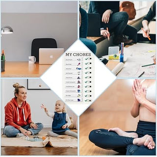 Kids Chore Chart: Daily Task Planner & Creative Checklist Board for Home and Travel Reminders