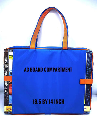 Creative Carriers: Super A3 Size Drawing/Activity Bags with Multiple Pockets for Kids and Teenagers (Space)