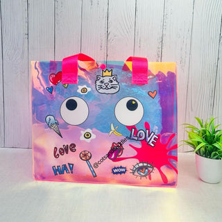 Holographic Button Handbag