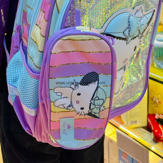 Carry in Style: Colorful Whimsical Kitty Design Backpack for kids