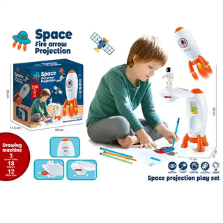 Space Rocket Shape Projection 