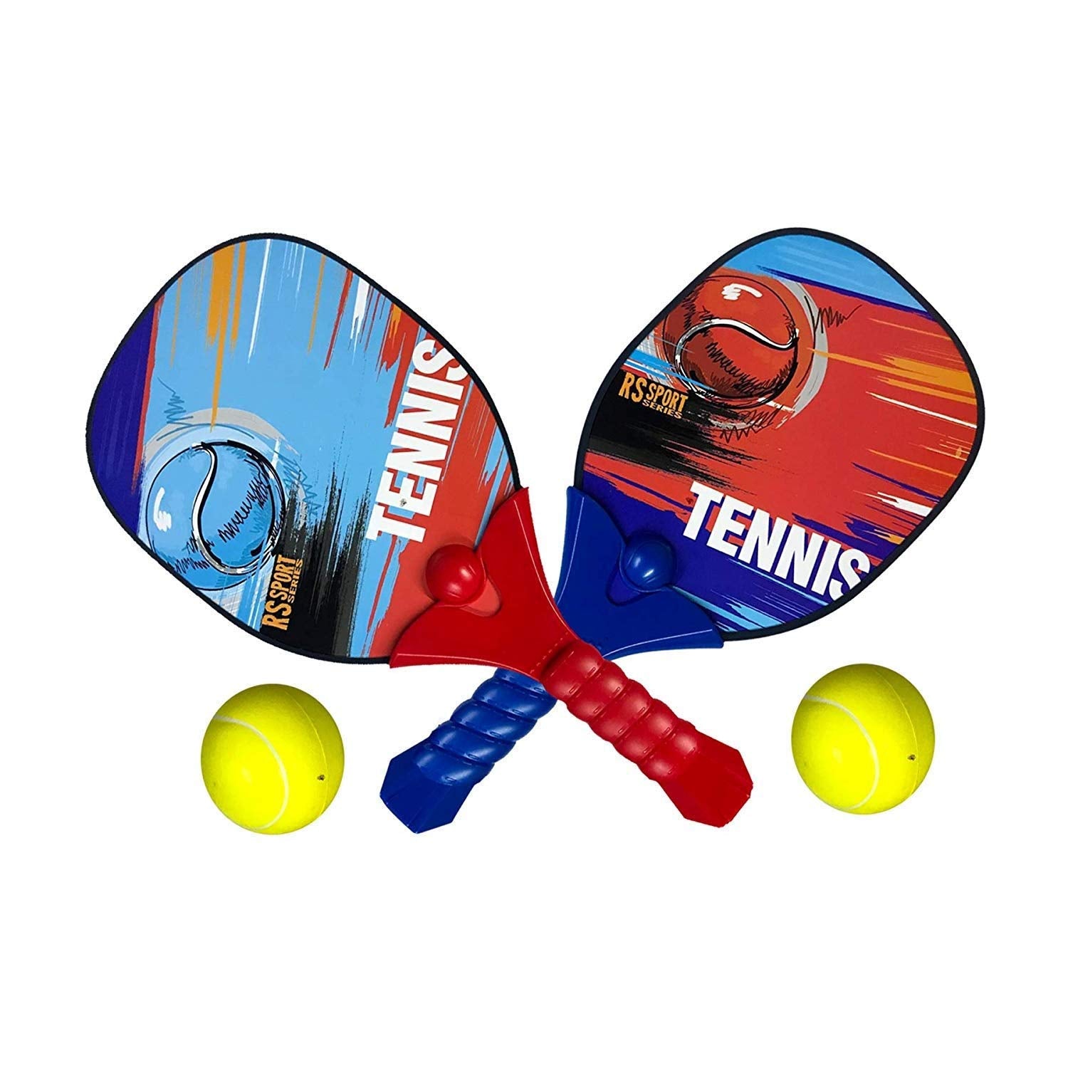 Kid-Friendly Table Tennis Toy Set: 2 Rackets and 2 Foam Balls for kids