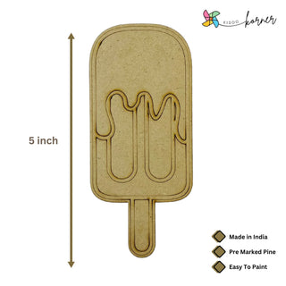 Ice Cream DIY Fridge Magnet Art Kit (Pack of 4)