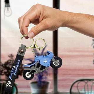  Bike and Boy Keychain