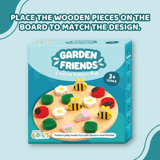 Cots and Cuddles Wooden Garden Friends Creative Pattern Play