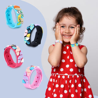 DIY Silicone Hand Band Kit with 29pc Colorful Blocks (Random Colour)