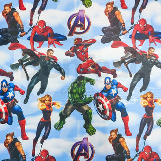 Beautiful Avenger Theme printed Gift Wrap- Set of 10