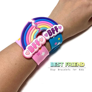 BFF Slap Bands for Kids - Fun and Colorful Bracelets for Parties and Playtime - 1pc (Random)