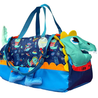 Multipurpose Printed Designer Duffle Tote Handbag (Dino)