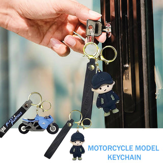  Bike and Boy Keychain