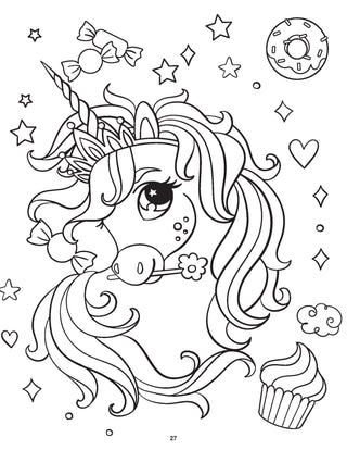 My Unicorn Colouring Book for Children Age 2 -7 Years