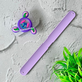 Cute Design Silicone Slap Band with Spinner for Kids (Random Color)