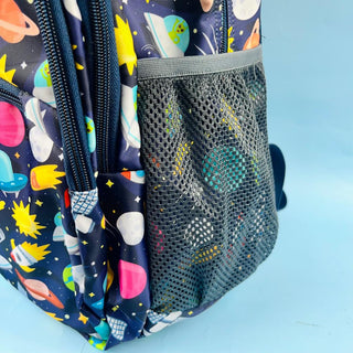 Cute Space Universe / Dinos / Unicorns Printed Large Capacity Backpack For Kids