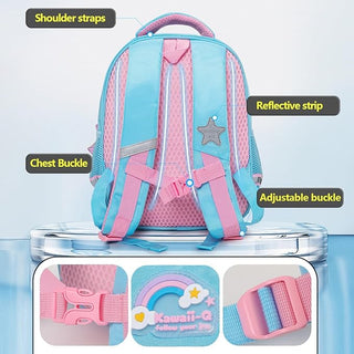 3D Design Backpack with Front Pocket for Kids