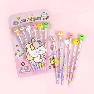 cute animal topper pencil