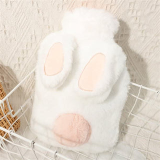 Warmth and Cuteness Combined: The Hot Water Bag with Soft Rabbit Ear Cover