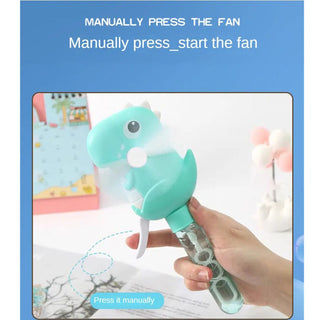 Dinosaur Bubble Hand Fan