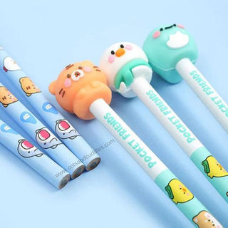 cute animal topper pencil