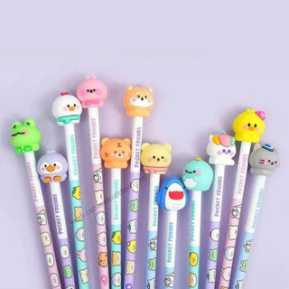 cute animal topper pencil