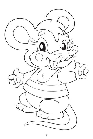 Jumbo Cartoon Colouring Set (5 Titles)