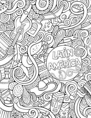 Creative Doodle Colouring Books - (2 Titles)