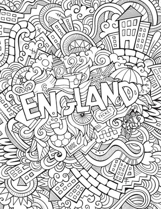 Creative Doodle Colouring Books - (2 Titles)