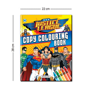 Justice League Copy Colouring and Activity Books Pack (A Pack of 4 Books)