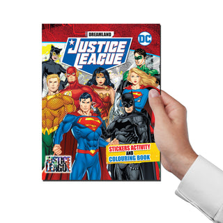 Justice League Copy Colouring and Activity Books Pack (A Pack of 4 Books)