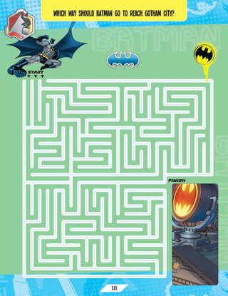 Batman Activity and Colouring Book