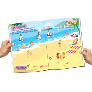 555 Stickers, Sea, Sun and Play Activity & Colouring Book