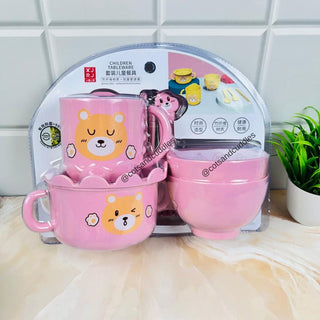 Bear Adorable: The Ultimate Bear Bowl Feeding Set for Kid