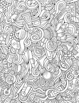 Creative Doodle Colouring - Patterns