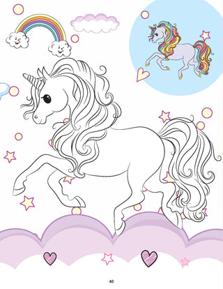 My Magical Unicorn Copy Colour Book for Children Age 2 -7 Years - Make Your Own Magic Colouring Book