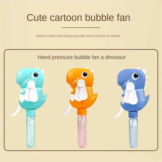 Dinosaur Bubble Hand Fan