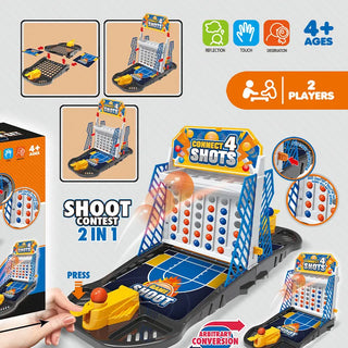 Connect 4 Shots Ejection Set - 2-in-1 Shoot Contest