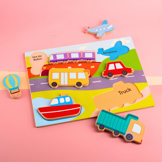 Wooden Vehicle Puzzle  for Kids