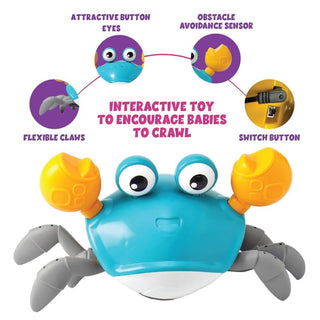 Crawling Electric Crab Toy With Sound for Kids