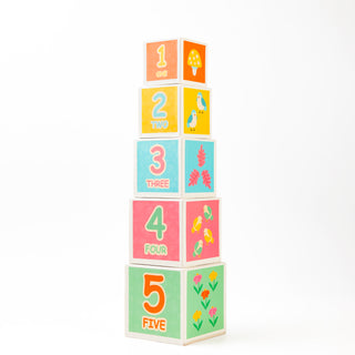 Wooden Stacking Cube for Kids