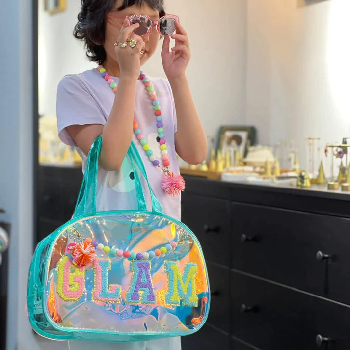 Holographic Duffle Bag with Large Capacity - Perfect for Girls' Travel