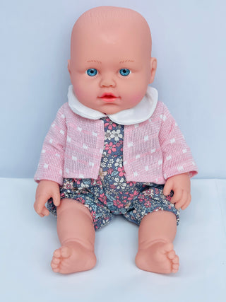 Boy Doll with Realistic Baby Sound for Girls (29cm) (Jump Suit) (1pc)