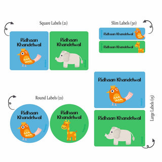 Mixed Labels - Cute Animals PREPAID ORDER