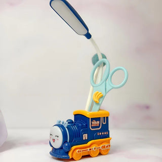 Train Engine Shape Desk Lamp with Flexible Head