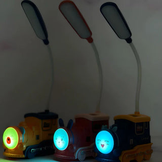 Train Engine Shape Desk Lamp with Flexible Head