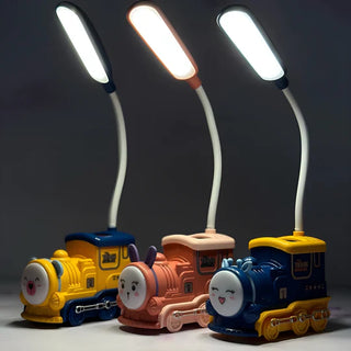 Train Engine Shape Desk Lamp with Flexible Head