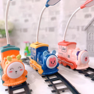 Train Engine Shape Desk Lamp with Flexible Head