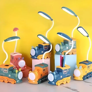 Train Engine Shape Desk Lamp with Flexible Head