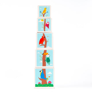 Wooden Stacking Cube for Kids