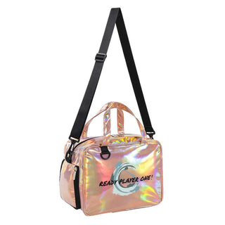 Illuminate Your Style: The Holographic Effect Bag with Shoe Pocket